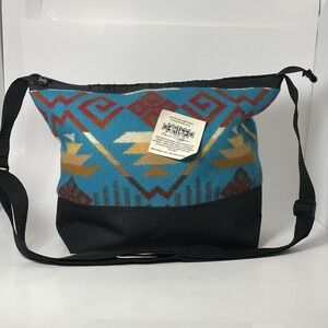 NEW with tag Vintage Elmer Thompson,   Navajo, Handmade Wool & Canvas  bag